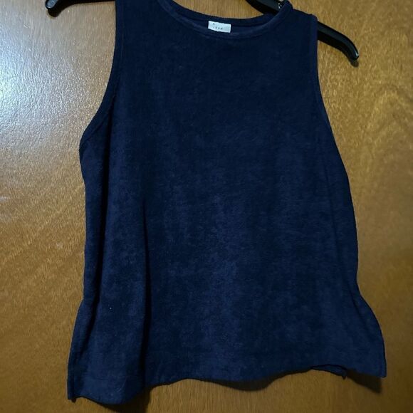 A New Day Terry Tank Top Navy Blue NWT Size M or L - Picture 9 of 12